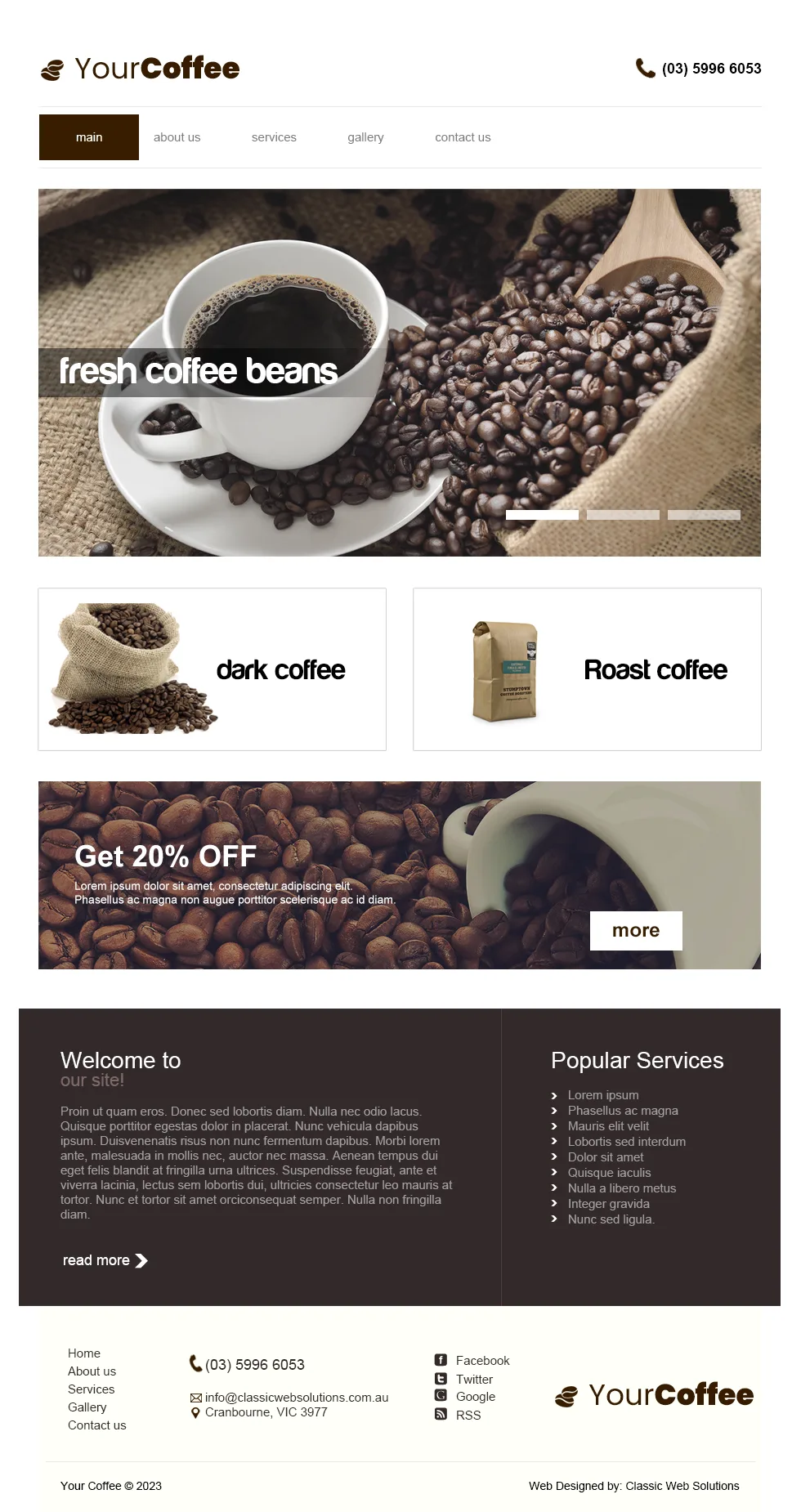 coffee wholesale